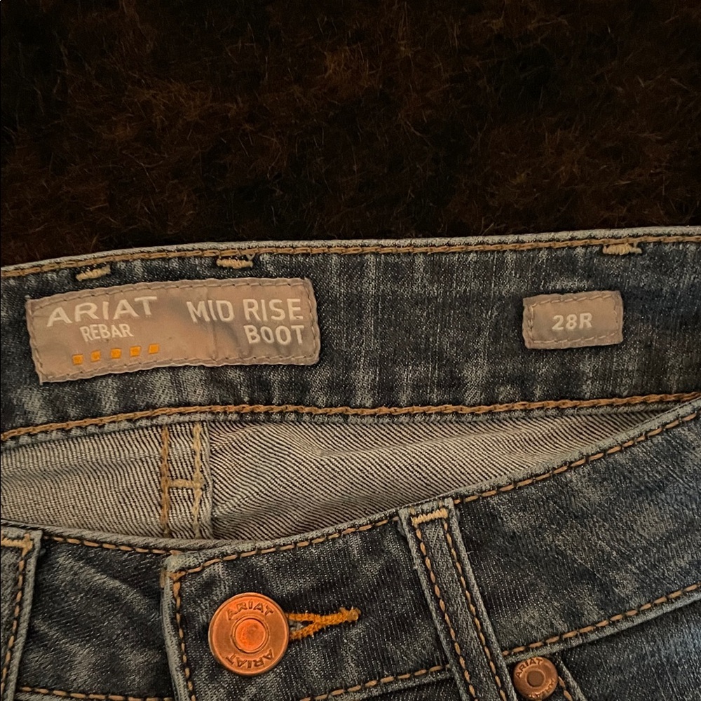 Women’s Ariat Rebar Boot Cut Jeans size 28R - Picture 5 of 5